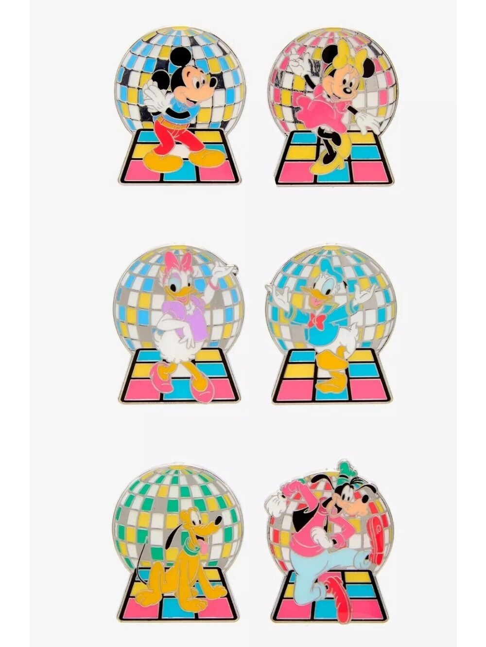 Disney Mickey and Friends Disco Ball Blind Box Enamel Pin